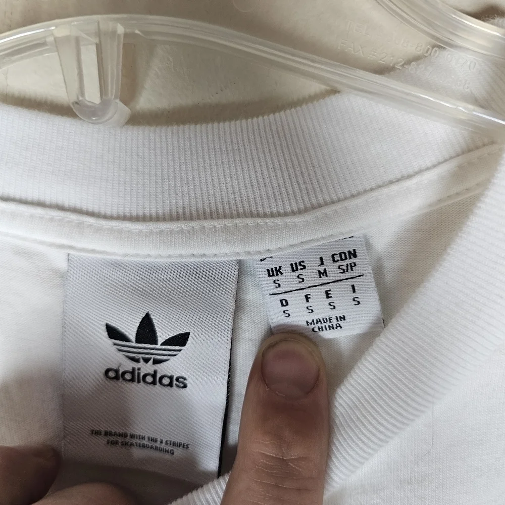 Adidas G Shmoofoil T-Shirt - White/Rose Tone Size Small